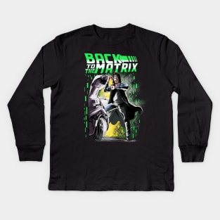 Back to the Matrix Kids Long Sleeve T-Shirt